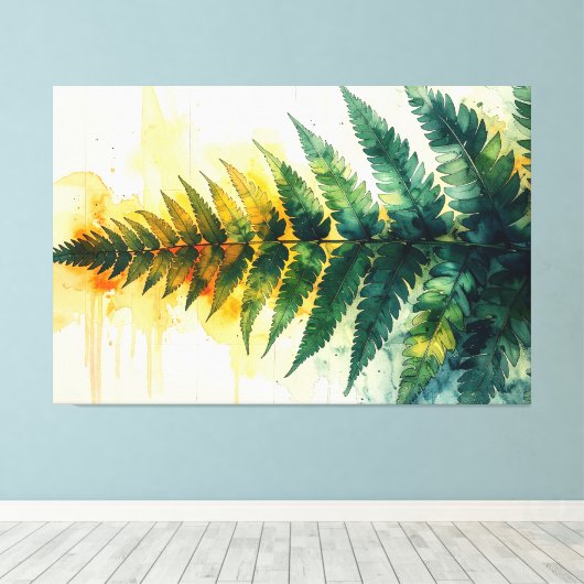 aquarel varen schilderij canvas afdruk (Insitu (Houten vloer))