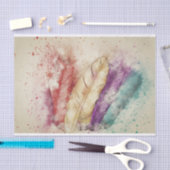 Aquarel veer Decoupage  Tissuepapier (Craft)