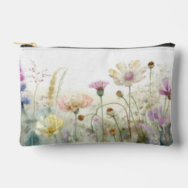 Aquarel veld van wilde bloemen etui