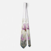 Aquarel veld van wilde bloemen stropdas (Voorkant)