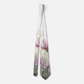 Aquarel veld van wilde bloemen stropdas (Achterkant)