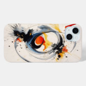 Aquarel verf krabbel Case-Mate iPhone case (Achterkant (horizontaal))