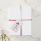 Aquarel Verjaardagstaart Gepersonaliseerde gift Ta Cadeaulabel (Met Touw)