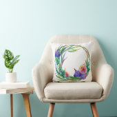 Aquarel vijgen weath design kussen (Stoel)