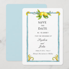 Aquarel Vintage Citroen save the date