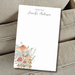 Aquarel Vintage Paddenstoel Varens Persoonlijke Na Post-it® Notes
