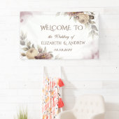Aquarel Vintage Rozen Spandoek (Insitu)