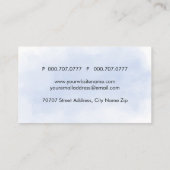 Aquarel visitekaartjes (Achterkant)