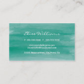 Aquarel visitekaartjes (Achterkant)