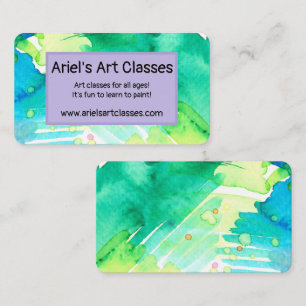 Aquarel visitekaartjes