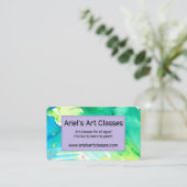 Aquarel visitekaartjes (Staand voorkant)