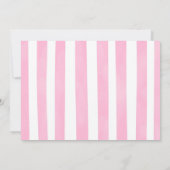 Aquarel Vlinder Verjaardagsfoto Uitnodiging (Achterkant)