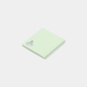 Aquarel Vogel en Bloemen Post-it® Notes (Schuin)