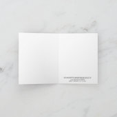 Aquarel Vogelhuisje Gelukkig huisjubileum Kaart (Binnen)