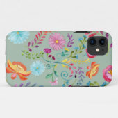 Aquarel Volk Bloemen - Aanpasbaar Case-Mate iPhone Case (Achterkant (horizontaal))