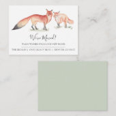 Aquarel Vos Nieuwe Thuis Verhuisbericht Informatiekaartje (Voorkant / Achterkant)