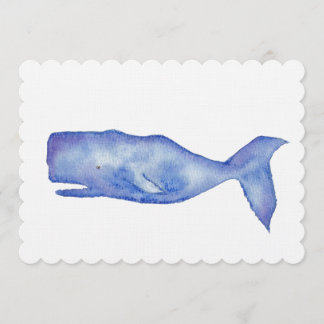 Aquarel Walvis Kaart