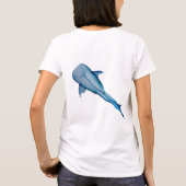 Aquarel walvishaai t-shirt (Achterkant)