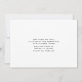 Aquarel We zijn verhuisd van Stad naar Land Verhui Aankondiging (Achterkant)