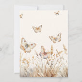 Aquarel Weide Vlinders Save The Date (Achterkant)