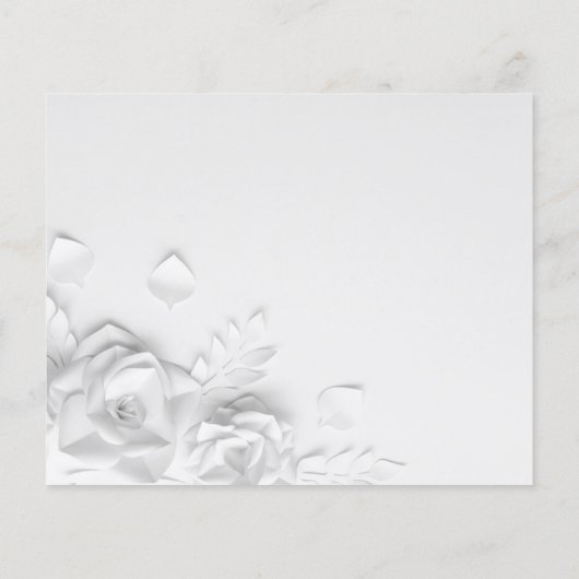 Aquarel Wensen voor de aanstaande mevrouw kaart (Achterkant)