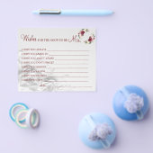 Aquarel Wensen voor de aanstaande mevrouw kaart (Enkel)