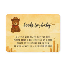 Aquarel Western Baby Shower Cowboy Boek Verzoek