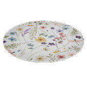 Aquarel Wildbloemen | Snijplank (Hoek)