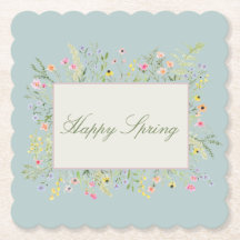 Aquarel Wilde Bloem Gelukkig Lente