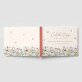 Aquarel Wilde Bloem Herdenkingsviering van het Lev Gastenboek (Volledig)