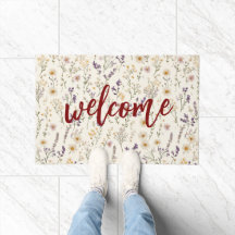 Aquarel Wilde Bloemen Welkom
