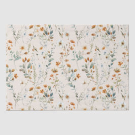 Aquarel wildflower boho tissuepapier
