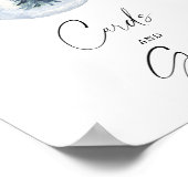 Aquarel winter Kaarten en Cadeaus Poster (Hoek)