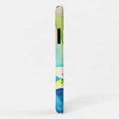 Aquarel Witte Lelie met Monogram Case-Mate iPhone Case (Achterkant/rechts)