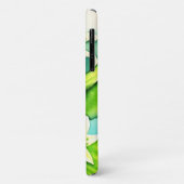Aquarel Witte Lelie met Monogram Case-Mate iPhone Case (Achterkant/links)