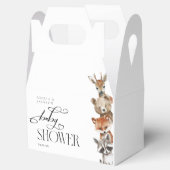 Aquarel Woodland Animals Minimalisme Bedankdoosjes (Geopend)