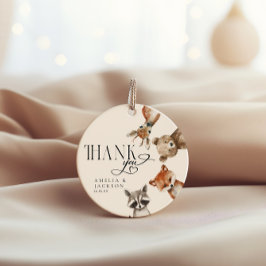 Aquarel Woodland Dieren Dank u Bedankjes Labels