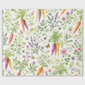 Aquarel Worteltuin Inpakpapier (Vlak)