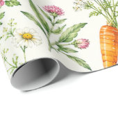 Aquarel Worteltuin Inpakpapier (Rol Hoek)