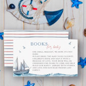 Aquarel Zeemansbabyboek voor babyjongens Informatiekaartje