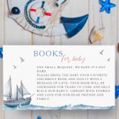 Aquarel Zeemansbabyboek voor babyjongens Informatiekaartje