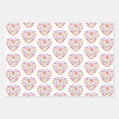 Aquarel Zoete Erwten  bloemig Inpakpapier Vel (Voorkant 2)