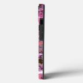 Aquarel Zwart Roze Verfspatten Persoonlijk Case-Mate iPhone Case (Achterkant / Links)