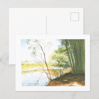 Aquarela paisagem mineira briefkaart