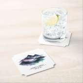 Aquarelbergen Kartonnen Onderzetters (Insitu)