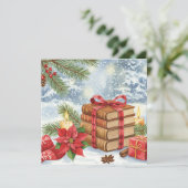 Aquarelboek liefhebbers Kerstkaart Kaart (Staand voorkant)