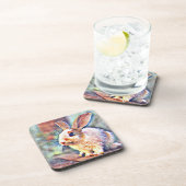 aquarell bunny bier onderzetter (Rechterzijde)