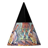 aquarell bunny feesthoedjes (Achterkant)