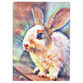 aquarell bunny klembord (Achterkant)