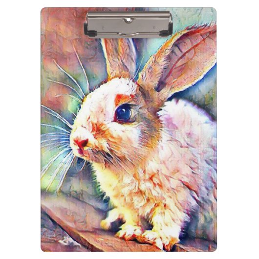 aquarell bunny klembord (Voorkant)